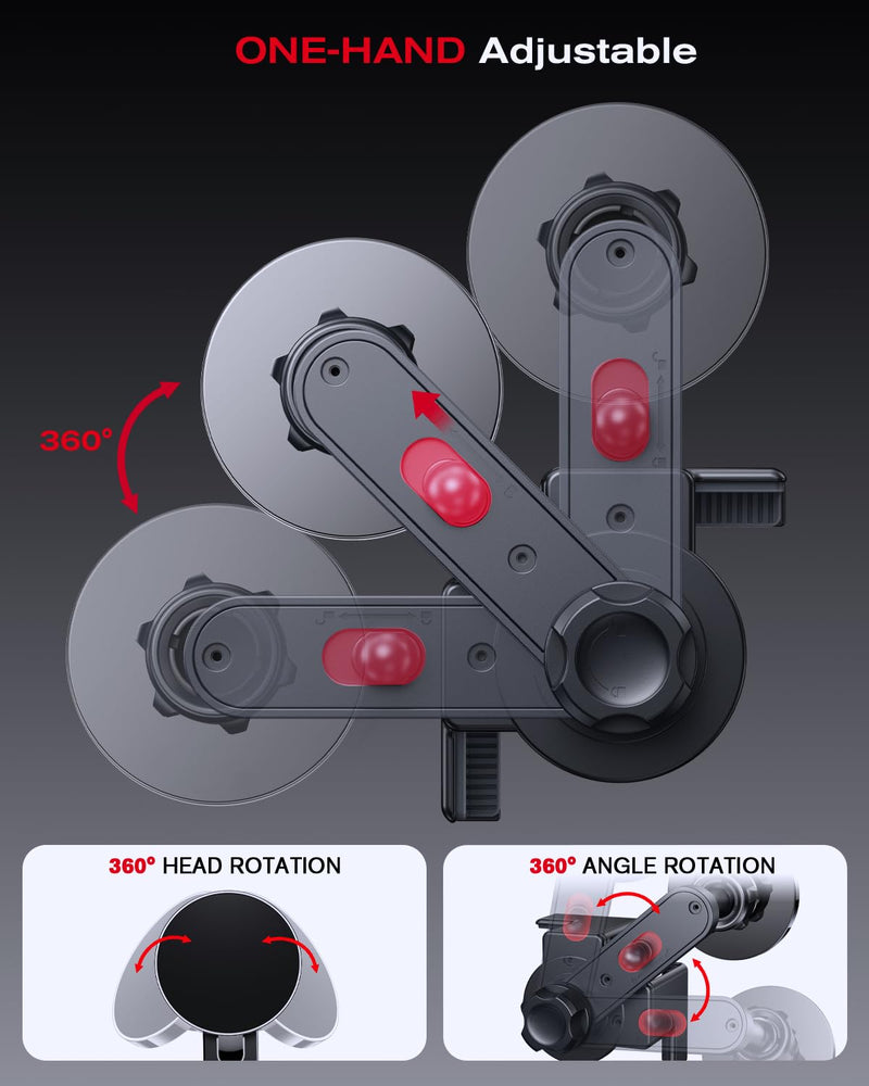 360° Adjustable Magnetic Phone Holder for Toyota Corolla/Corolla Cross 2019-2026 8/10.5 Inch, Screen-Friendly for Magnetic Car Dash Phone Holder