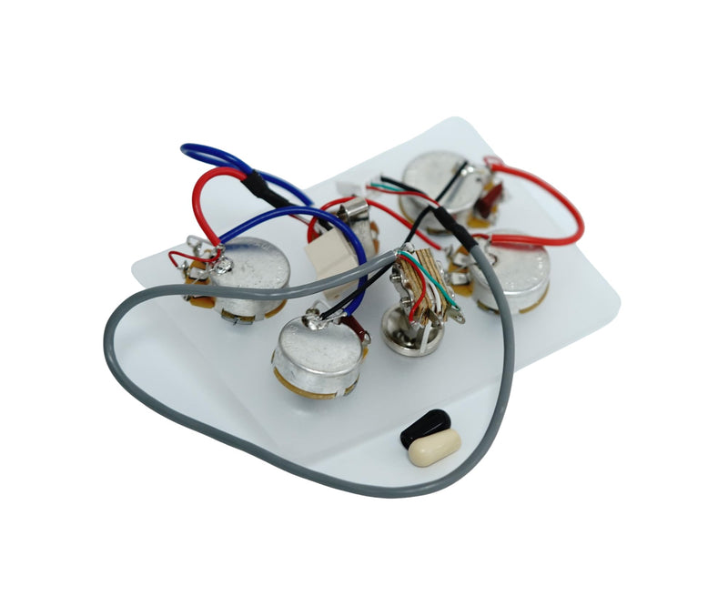 Guyker 1 Set LP Electric Guitar Pickup Wiring Harness Compatible with EPI SG LP Dot (1 Toggle Switch + 4 Pots + Jack)
