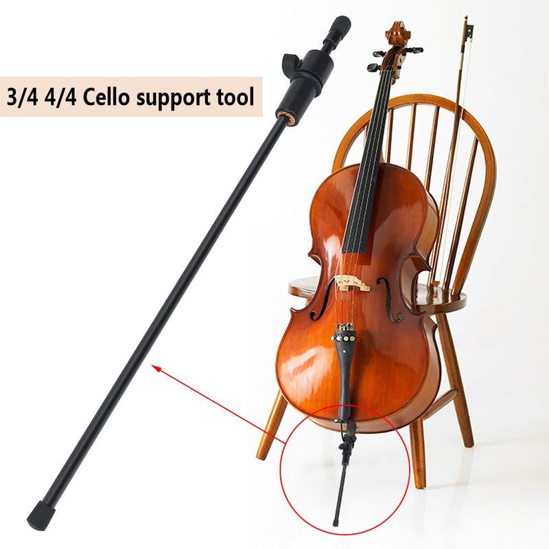 Cello Endpin, Carbon Fiber Instrument End Pin Accessory for 3/4 4/4 Size Cellos