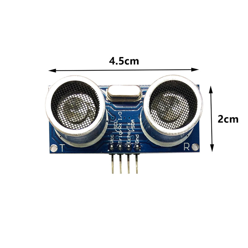 [AUSTRALIA] - Pack of 8 Ultrasonic Module Compatible with HC-SR04, Ultrasonic Module Distance Sensor, Supports 3.3-5 V for Arduino UNO, Robot, XBee, ZigBee etc. 