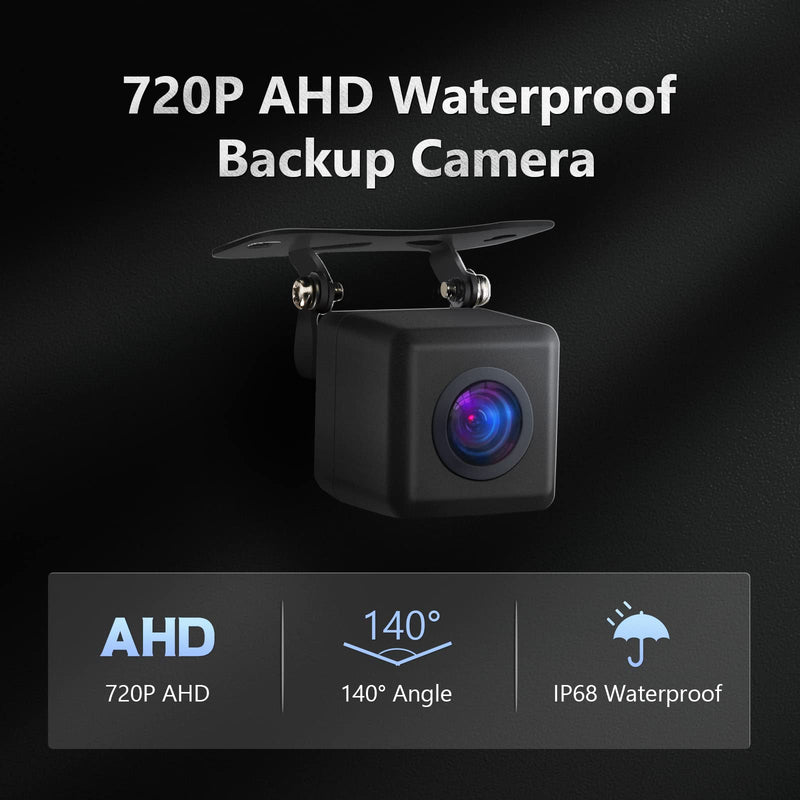 2022 Eonon 720P AHD Backup Camera Wide Angle 140° Waterproof &Dustproof Rearview for All Eonon Car Stereos: Q72/Q98/Q04/Q03/Q24/Q21/Q76/R03/R50/R51/R53/R80/GA2185/GA9480B/GA9480D/GA2189S-A0125