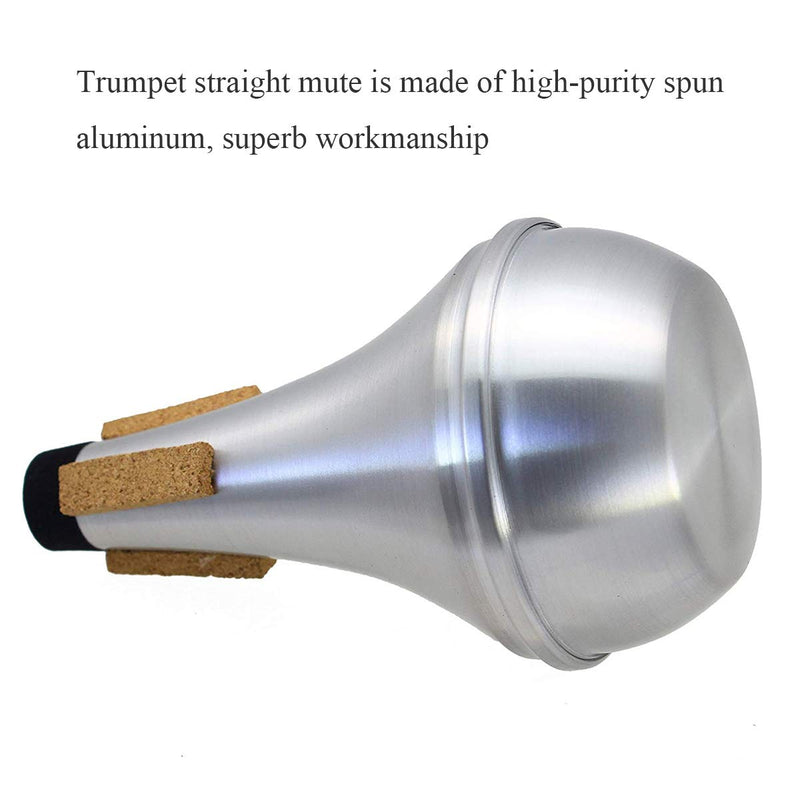 [AUSTRALIA] - Trumpet Straight Mute,HoFire Lightweight Aluminum Practice Trumpet Mute Silencer 