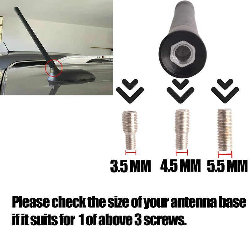 [AUSTRALIA] - Car Antenna Compatible for Nissan Versa 2007-17 Sentra 2007-13 Murano 2003-17 Rogue 2008-16 Altima 2006-11 Car Roof Replace Radio 7 inch Antenna Mast 28215-8H700 