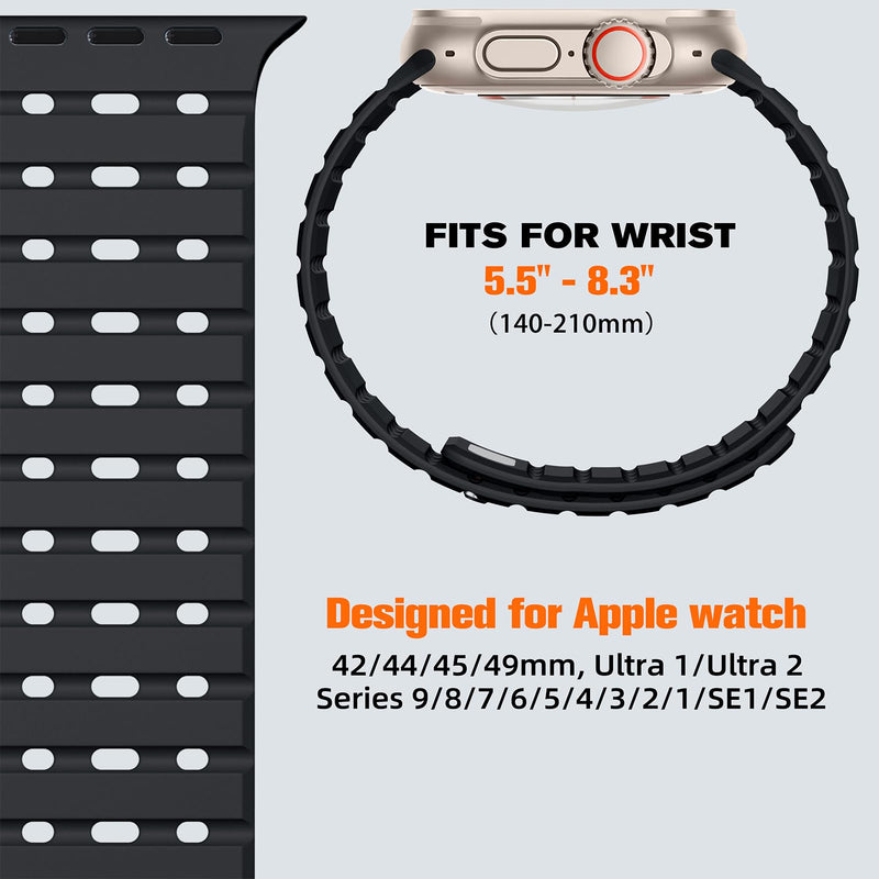 Bandletic Nylon Band and Magnetic Strap Compatible with Apple Watch