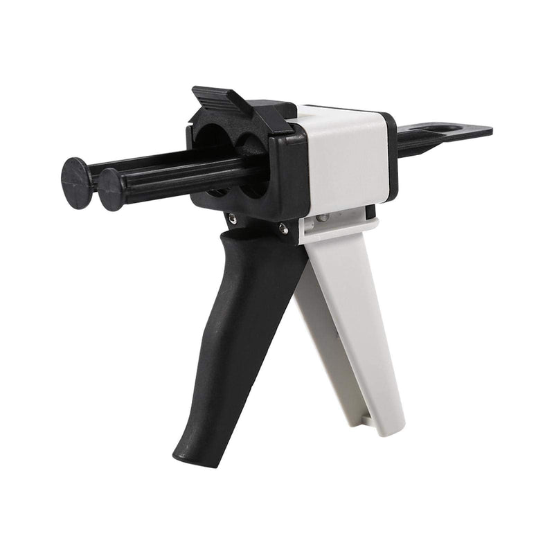 Dispenser Gun, Dental Delivery Gun, Cartridge Mixer Dispenser Delivery Cartridge Gun for 50 ml 1:1/1:2 AB Plastic Tube Adhesive Print