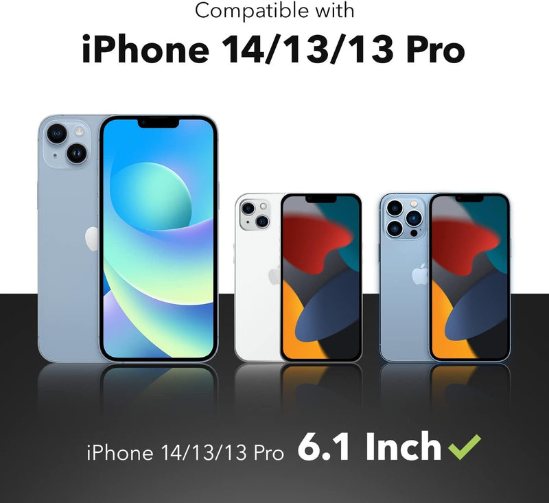 ZAGG InvisibleShield Glass+ Screen Protector for iPhone 14/ 13/ 13 Pro - 3X Shatter Protection, High Scratch Resistance, Oil-Resistant, Reinforced Edges, Easy Install iPhone 14/13/13 Pro