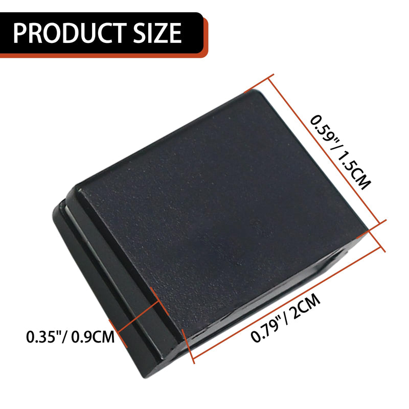 10pcs Fader Caps, Mixer Slider Fader Knobs Black Fader Cap for Pioneer DJM350, 400, 500, 700, 750, 800, 850, 900NEXUS, 900SRT, 900NXS2, 2000, 2000nexus, Easy Installation, Black