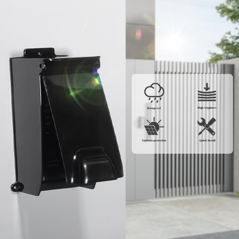 Outdoor Flip Sun Keypad Cover,Access Control Rain Cover, Weatherproof protective,Flip Cap Door Keypad Waterproof cover,Keypad Rain Covers Compatible for Door Keypad/Lock Keypad