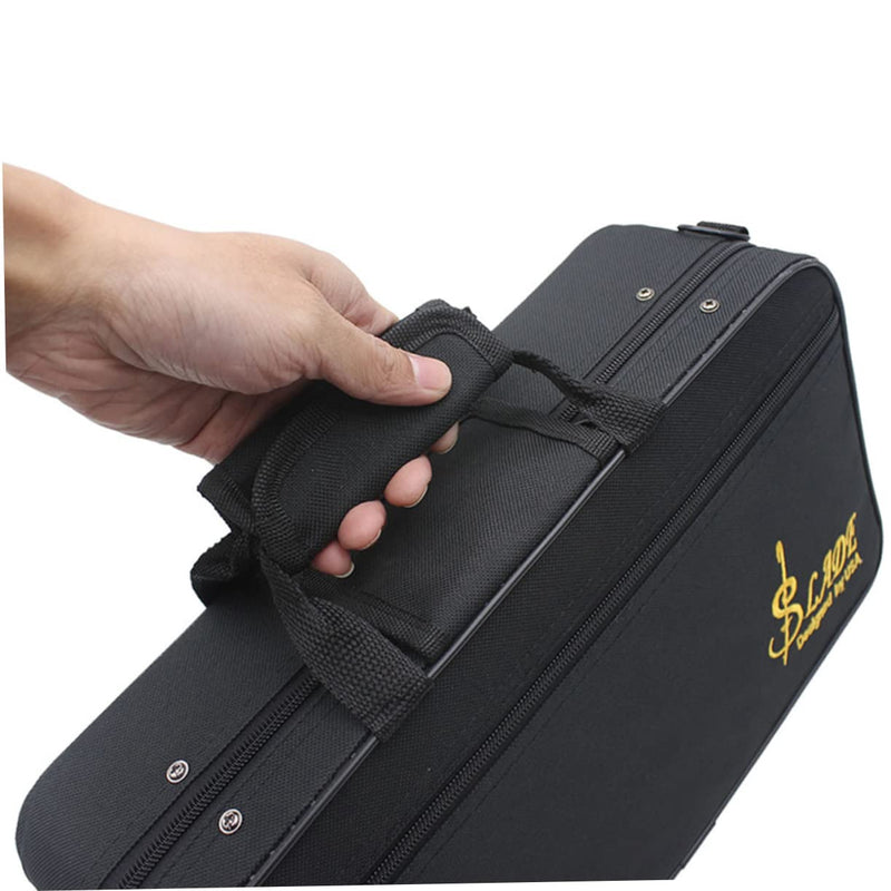 Box Black Cloth Clarinet Case Flute Accessories Suitcase Accessories Music Instrument Case Padded Clarinet Case Clarinet Storage Bag Oxford Cloth Upholstered Musical Instrument