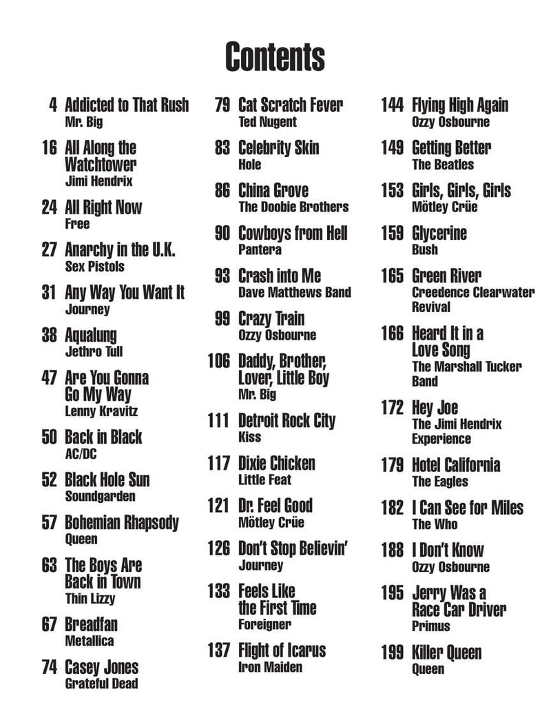 Monster Book of Rock Bass Tab Play It Like It Is | Bass Guitar Songbook with Note-for-Note Transcriptions | Includes Money, Layla, Detroit Rock City and More | Cherry Lane Music