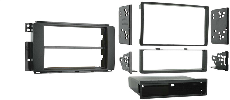 Metra 99-8715 Double DIN or Single DIN Installation Dash Kit for 2008-up Smart for Two & Metra 70-1783 Radio Wiring Harness for Smart Car Kit + Wiring Harness Standard Packaging