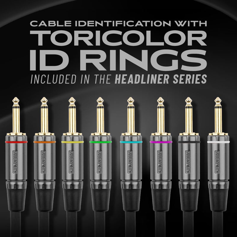 By Gator Cases Headliner Series Premium 15 Foot TS Speaker Cable, (GCWH-SPK-15) 15 Feet 1/4" TS