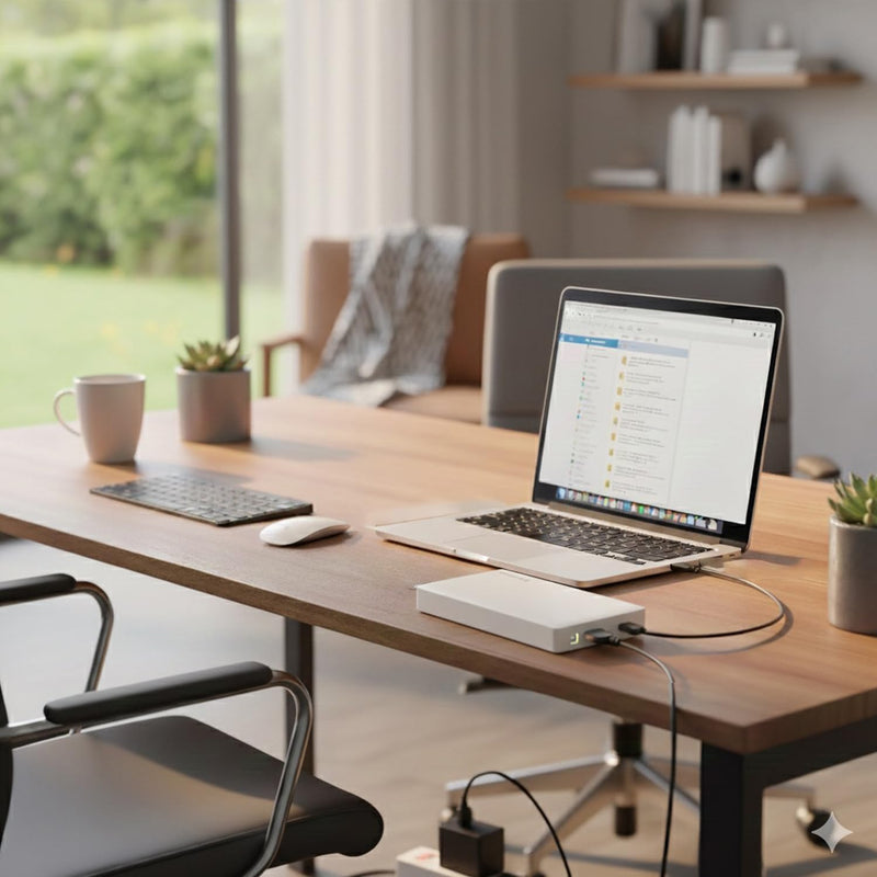Avolusion M3 Series 1TB USB 3.0 Portable External Hard Drive - White (for Windows, Mac OS, Xbox, PS)