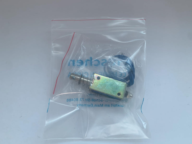 Hechen solenoid electromagnet HS-0730B DC 24V 500mA 5N 10mm stroke push pull type open frame
