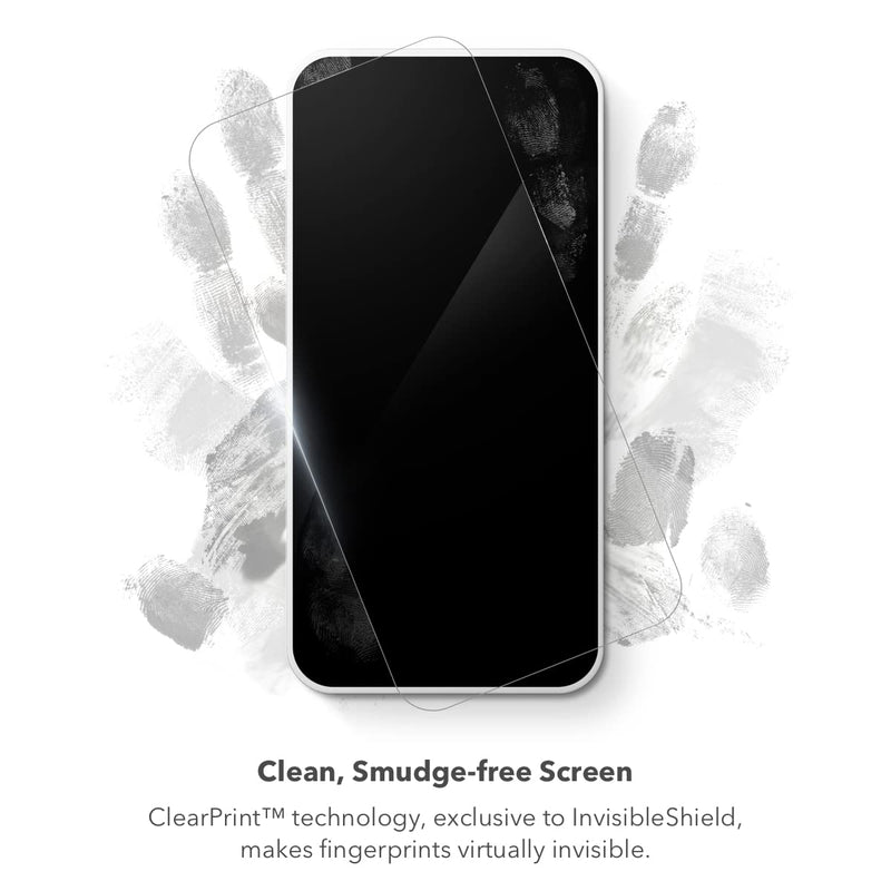ZAGG InvisibleShield Glass+ Screen Protector for iPhone 14/ 13/ 13 Pro - 3X Shatter Protection, High Scratch Resistance, Oil-Resistant, Reinforced Edges, Easy Install iPhone 14/13/13 Pro