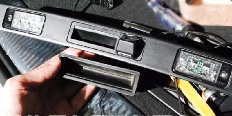 Trunk Handle Vehicle Camera Integrated into Case Handle Rear View Camera Parking Reverse for A6L/Q7/A3 8P 8V /A4 B6 B7/A6L/8E /S5 (Model 01678=110x30 mm) Model 01678=110x30 mm
