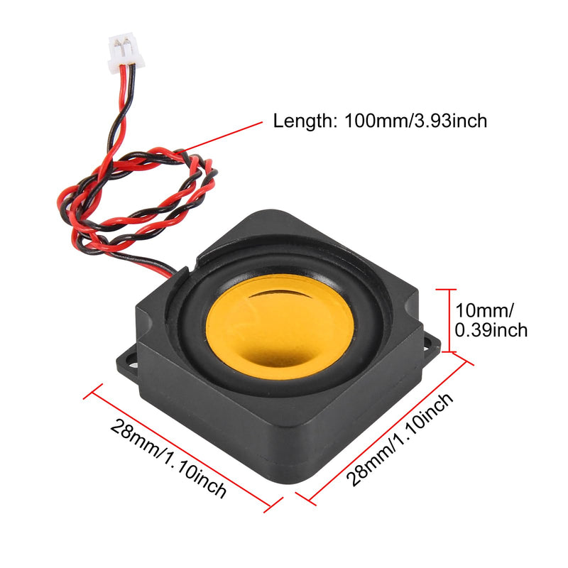 ACEIRMC 4pcs Speaker 2W 8Ω Single Cavity Mini Speaker Full-Range Cavity Micro Loundspeaker for Arduino with JST-PH1.25-2Pin Interface for Small Electronic Projects Advertising Machine LCD TV Monitors