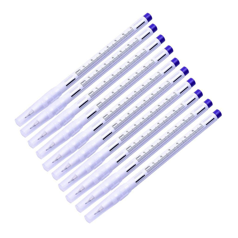 zalati Pack of 10 Skin Marker Accessories Eyebrow Tattoo Piercing Positioning