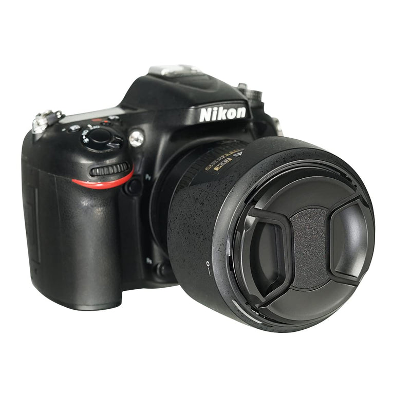 SIOTI 67mm Lens Cap, 2 Packs + 1 Piece Cleaning Wiper, Model:LC-67, Compatiable with Camera Lens & Lens Filter & Filter Adapter Ring etc.(67mm) 67 mm