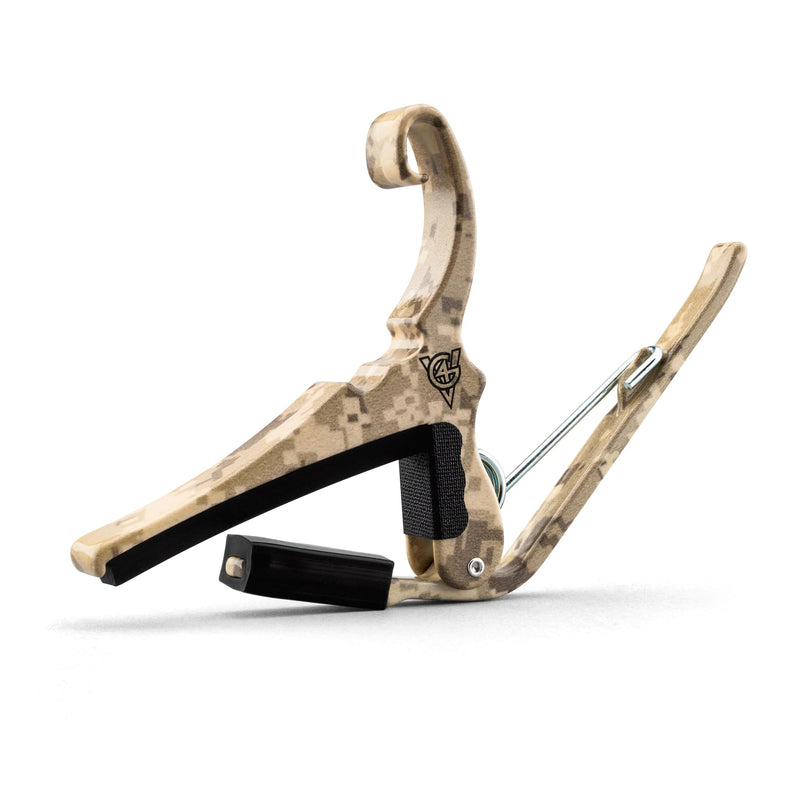Kyser/Guitars for Vets Quick-Change Guitar Capo for 6-string acoustic guitars, KG6G4V2A Desert Camo