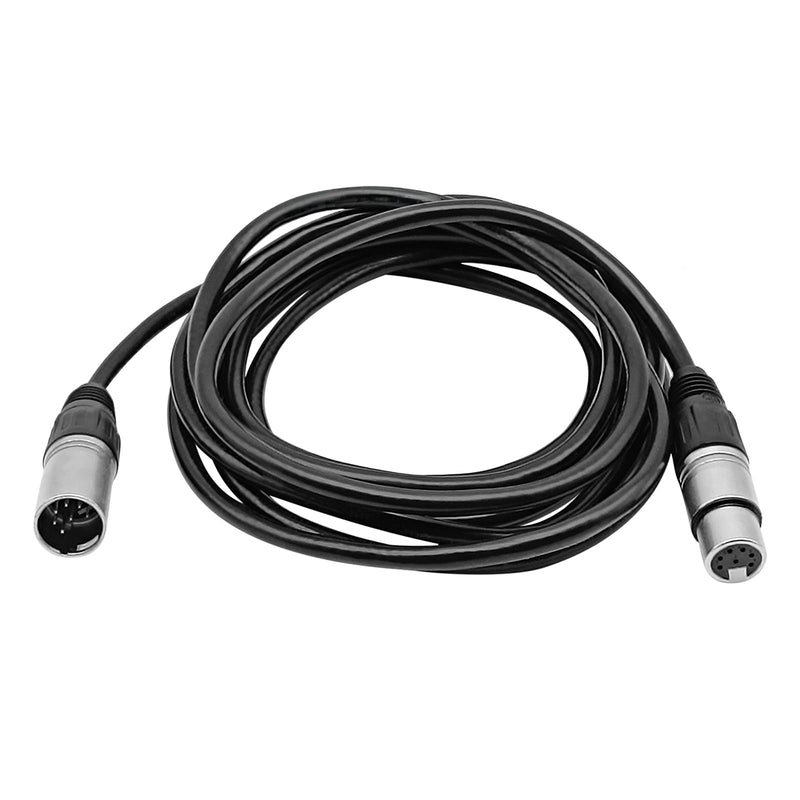 7 Pin XLR Cable, Microphone Cable 7 Pin XLR Male to Female Connector for Microphone and Audio Interface (10ft/3 Meter) 10ft/3 Meter