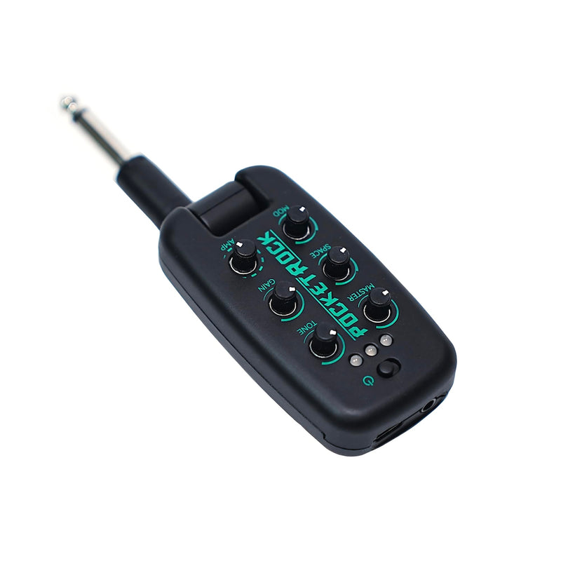 [AUSTRALIA] - EROK Guitar Headphone Amp, with 9 Simulation Tones,USB-Rechargeable Portable Pocket Effects Unit, with Wireless Function Supporting OTG Recording 