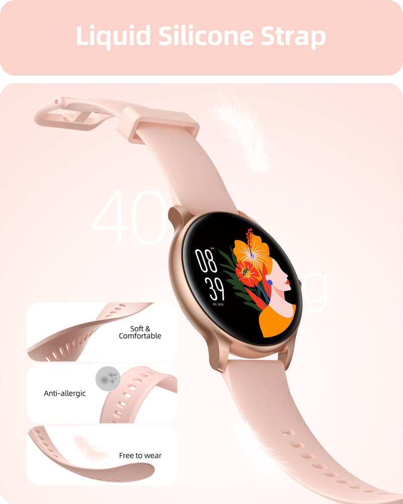 Parsonver Round Smart Watch PS01B Bundle with PS01G