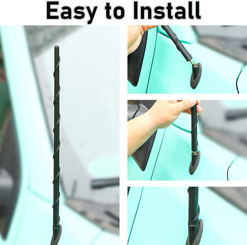 [AUSTRALIA] - BASIKER 16 Inch Antenna for Ford F150 F250 F350 2009-2025 2026, Ford F150 Accessories, Truck Car F-150 F 150 Antenna Replacement for AM FM Reception Black - Compatible with Ford F150 F250 F350 