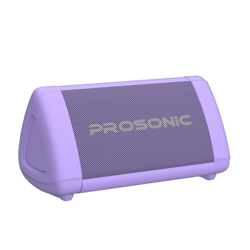 Prosonic BT3 Portable Wireless Bluetooth Speaker with 10W Stereo Sound & Bass Boost -Rich Sound & Intense Bass -Bluetooth 5.0 -Microphone -IPX5 - in & Outdoor Speaker (Purple) Purple