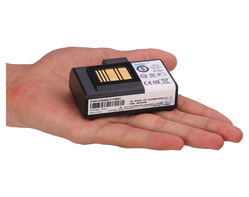 3400mAh Replacement Batteries for Zebra Printer ZQ520 ZQ521 QLN320 QLN220 QLn220HC ZR628 ZR638 ZR658 ZR668 ZQ610 ZQ620 ZQ500 ZQ510 QLn320HC 25.16Wh 1PCS