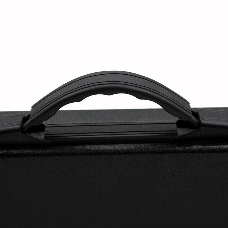 Portable Gig Bag Box Leather for Western Concert Flute with Buckle Foam Cotton Padded and Durable Flute Protector