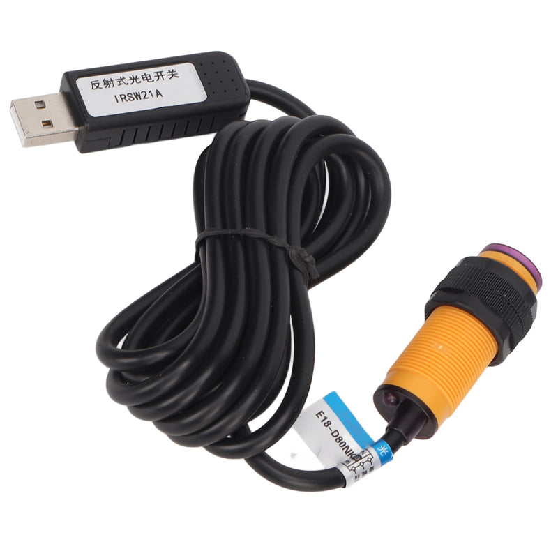 USB Reflective Light Barrier with USB Infrared Sensor for Games, Office, Mechanical Devices