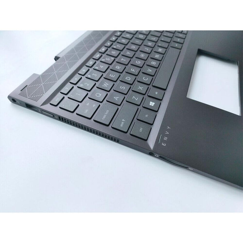 Replacement for HP Envy X360 15-CN 15M-CN0011DX 15M-CN 15T-CN 15-CN1073WM Laptop Upper Case Palmrest Backlit Keyboard Assembly Part L20748-001 609939-001 L32767-001 Black