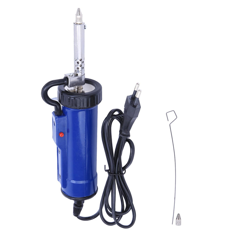 ADT-3 30 W Fully Automatic Electric Soldering Sucker Desoldering Pump Tool EU Plug 220 V for Smooth Soldering Agents and Pre Cut Silicone Hoses