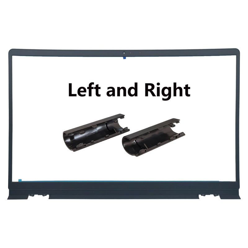 LCD Back Cover Kit for Dell Inspiron 15 3510 3511 3515 3520 3525 | Top Case Lid,Includes Front Bezel, Left and Right Hinges and Hinge Caps,P/N 0WPN8 00WPN8, 9WC73 09WC73, AP3LE000901