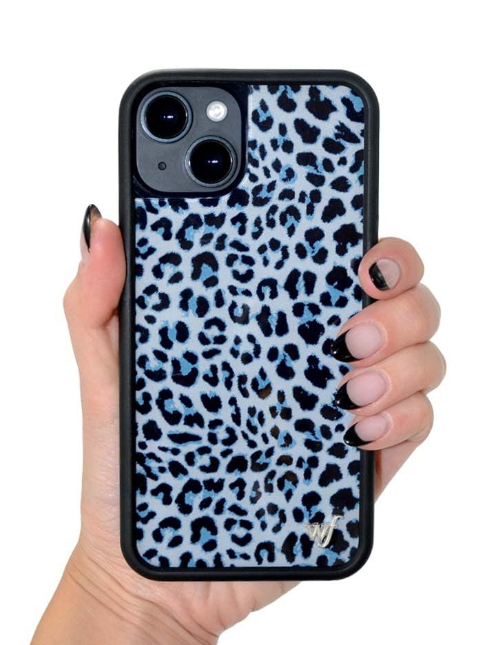 Wildflower Cases - iPhone 16e Compatible - Blue Meow | Impact-Certified 6.5 ft Drop Protection Case, Raised Protective Bumper, Cute Aesthetic Design, Women-Owned Small Business