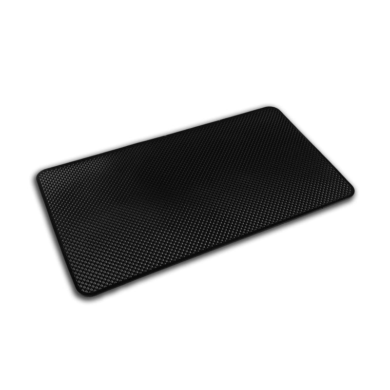 Car Dashboard Anti-Slip Mat,Universal PVC Sticky Adhesive Pad for Auto,10.6" x 5.9" Multifunctional Vehicle Dash Strong Gripping Pad for Cell Phones Sunglasses Keys GPS Coins (Grid) Grid