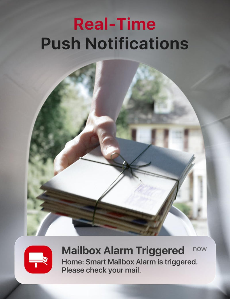 [AUSTRALIA] - X-Sense Smart Mailbox Alarm, Wireless Long Range Mailbox Alert, Mailbox Sensor with SBS50 Base Station for Delivered Mail, SMA11 