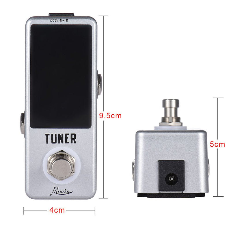 [AUSTRALIA] - Tuner Mini Chromatic Tuner Pedal Effect LED Display True Bypass for Guitar Bass 