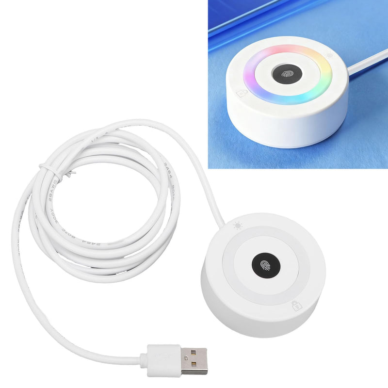 [AUSTRALIA] - USB Fingerprint Reader, Portable USB Mini Fingerprint Scanner, 360 Degree Touch Speedy Matching, Support for windows10 11 PC Laptop Non Password Login 