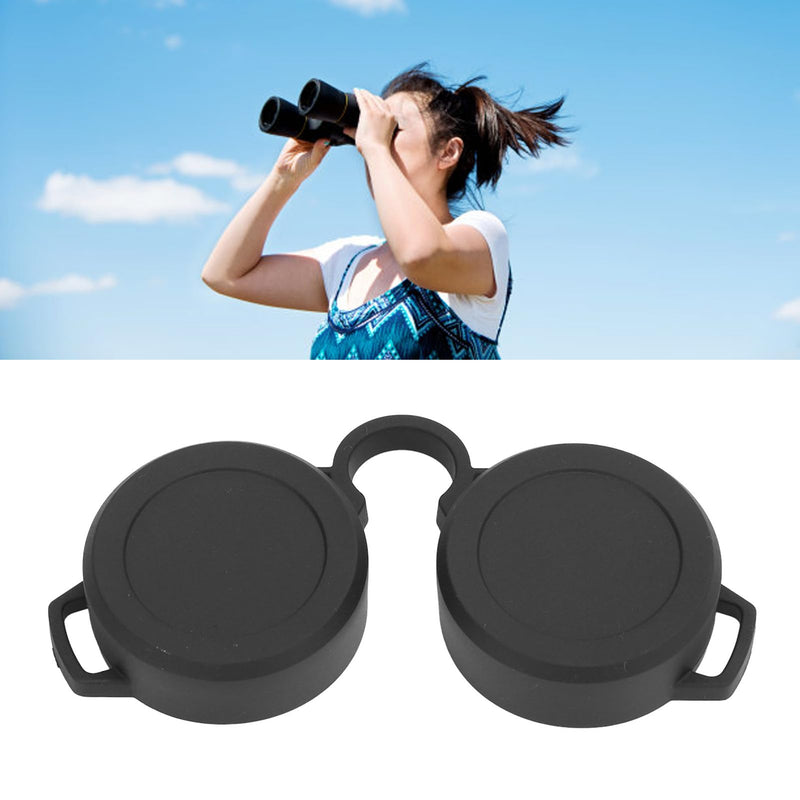 42-45mm Rubber Lens Caps, Binocular Ocular Lens Cover Binoculars Rainguard Eyepiece for 8x30, 10x30, 8x32, 10x32, 8x42, 10x42, 8x50, 10x50, 8x56, 10x56 Model