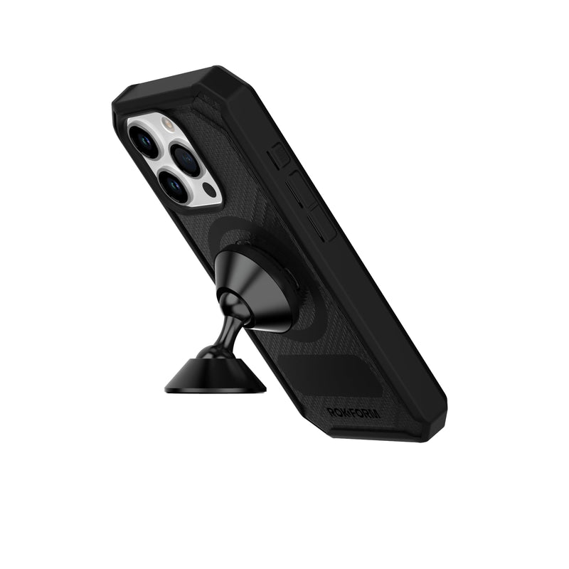 Rokform - Adjustable Magnetic Car Mount, 360 Degree Swivel with 3M VHB Tape, Cell Phone Holder, Aluminum Dashboard Phone Mount Stand for Truck Car & Van (Black) | Aluminum, Secures with 3M VHB, Mounts to any Smooth Flat Surface, Best Used with Rokform'...
