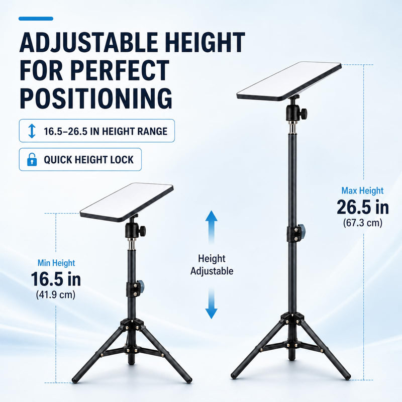 Portable Tripod for Starlink Mini, 360° Adjustable Metal Stand, Compatible with 2025 Model & New Old Pipe Mount Adapters, Sturdy Tripod Mount for RV, Camping & Travel – Quick Setup