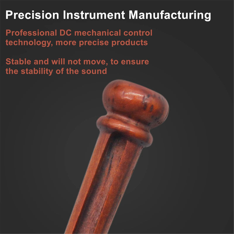 [AUSTRALIA] - Miwayer Cocobolo Wood Guitar Bridge Pins Replacement Parts Brown for 6 & 12 String Acoustic Guitar (Big Abalone Dot) Big Abalone Dot 