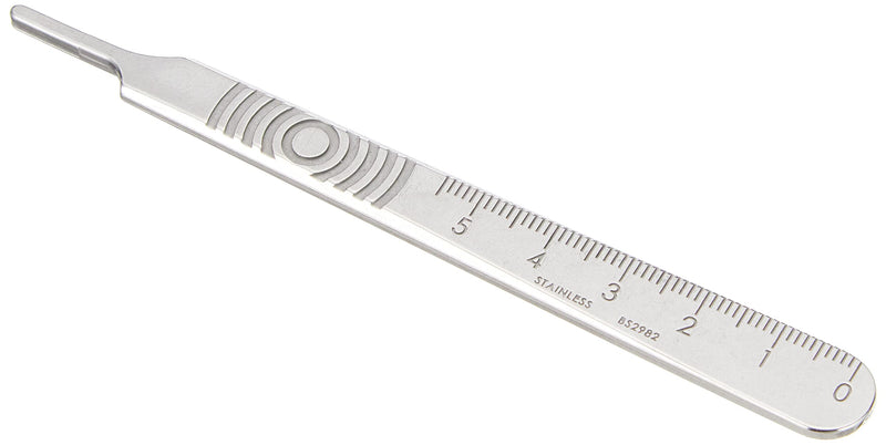 Swann-Morton Handle, Stainless Steel, N. 3 For blades from 10 to 15 Griff Nr. 3