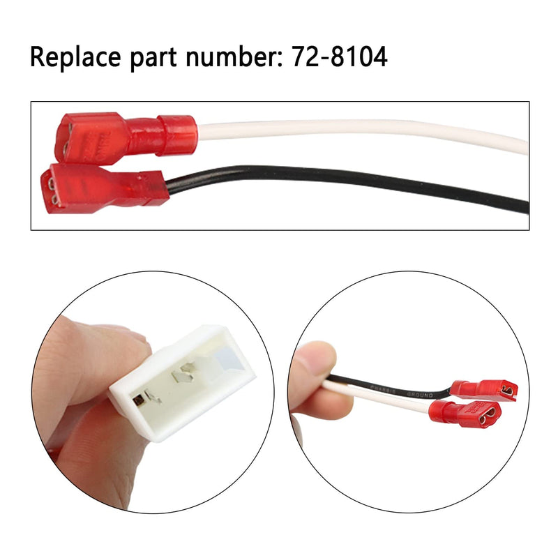 72-8104 Speaker Adapter Wire Harness Replacement for Toyota Camry Corolla Tacoma Tundra Scion Pontiac Car Front and Rear Door Speaker Wire Harness Adapter Plug 4Pcs 72-8104 Speaker harness