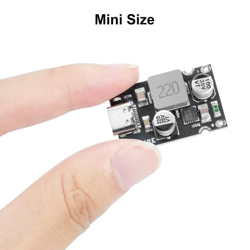 [AUSTRALIA] - PD65W Fast Charging Module, QIQIAZI Fast Charging Module 12V-30V to USB-C PD3.1 QC3.0 with Type-C Port, USB Buck Converter DC-DC Step Down Module for Phone Fast Charging (Pack of 3) 