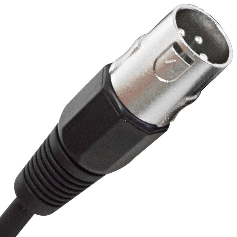 Seismic Audio - SATRXL-M6-Multi - 8 Pack of 6 Foot Multi-Color XLR Male to 1/4 Inch TRS Patch Cables 6' Pro Audio Balanced XLR-M to 1/4" Patch Cords DJ