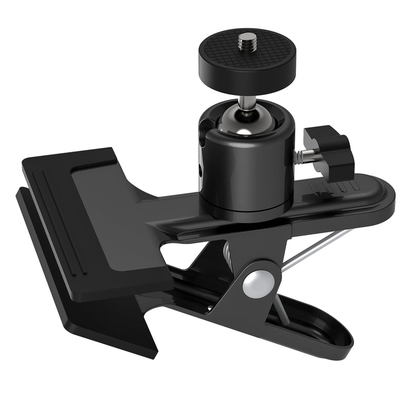 [AUSTRALIA] - Metal holder Clip Clamp Mount 360 Degree Rotation 1/4 inch Screw for iPhone 16 15 14 13 12 series Samsung Oneplus Xiaomi Cell Phones and Arlo/Blink/Eufycam/Wyze/Nest/reolink/Tapo camera series for Phone 