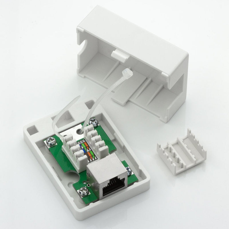 deleyCON Network Sockets 5 Stück - 1x RJ45 Buchse
